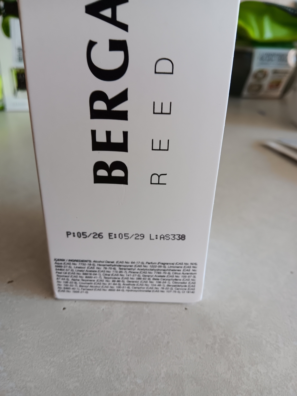 ALYA Bergamot Tea Reed Diffuser With Sticks. - Picture 2 of 2